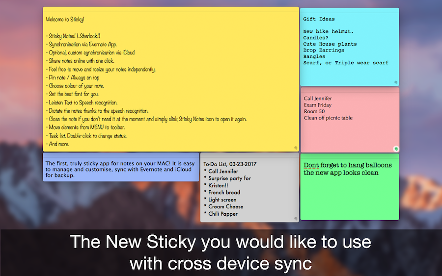 Sync sticky notes account